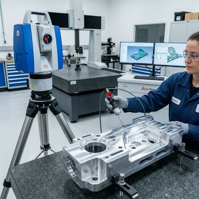 Precision metrology equipment performing dimensional inspection